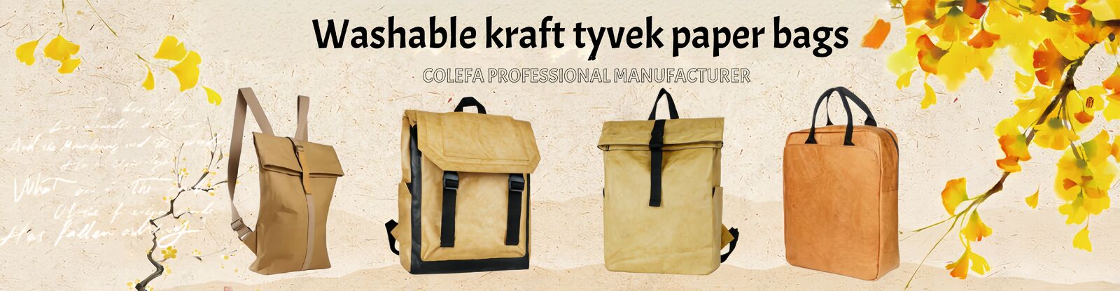 Bolsas de papel Tyvek lavables