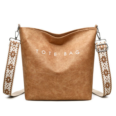 DuPont Paper Fashion Crossbody Bag for Women New Minimalist Design Commuting Alphabet Shoulder Bag Large Capacity Tyvek Tote Bag