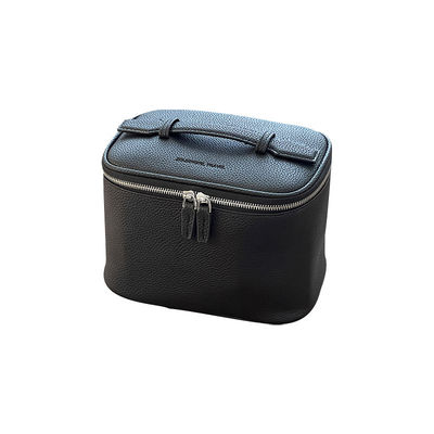 New Arrival Leather Makeup Bag Portable Large Capacity Professional Travel & Business Trip Handheld Cosmetic Storage Case