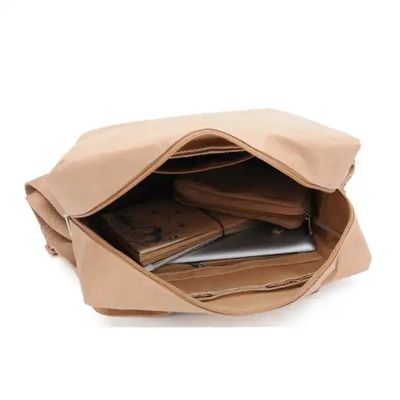 Washable Kraft Paper Laptop Briefcase Bag Eco Biodegradable Reusable Custom
