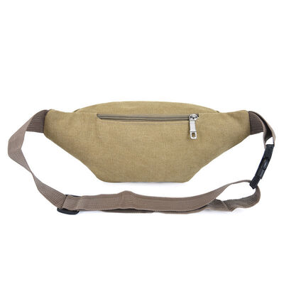 Hot-selling Sports Waist Bag for Men 2026 New Casual Outdoor Sports Bag Running Phone Canvas Waist Bag Manufacturer Wholesale