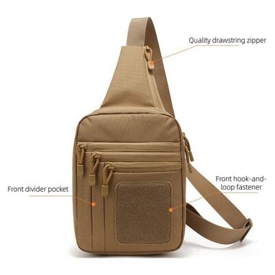 New Arrival Customized Outdoor Chest Pouch Multi-Functional Crossbody Bag Waterproof Field Adventure Bag Single-Shoulder Carry