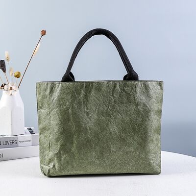 Custom Logo DuPont Paper Tote Bags Cultural & Creative Gifts Washable & Tear-Resistant Tyvek Paper Tote Bags Vintage Styles