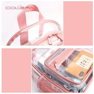 Transparent Backpack Waterproof PVC Storage Bag Large Capacity Student School Bag Children's Backpack Travel Bag Wholesale