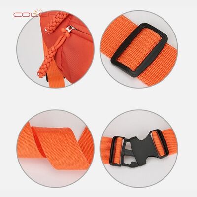 Nylon Casual Minimalist Chest Bag Orange Trendy 2026 New Style Sports Waist Bag Unisex Commuting Outing Versatile Shoulder Bag