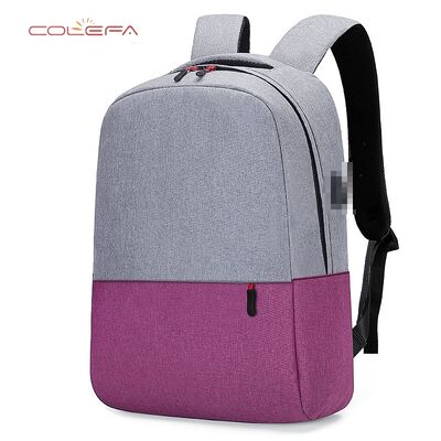 Oxford Cloth Contrast Color Backpack for Men Business Travel 15-inch Laptop Bag Stylish Outdoor Backpack Wholesale with LOGO