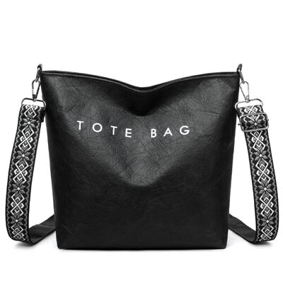 DuPont Paper Fashion Crossbody Bag for Women New Minimalist Design Commuting Alphabet Shoulder Bag Large Capacity Tyvek Tote Bag