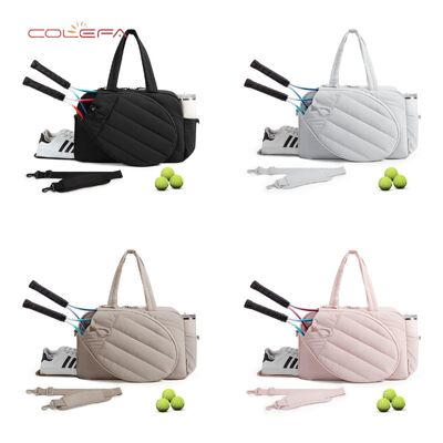 Nylon Carry-On Racket Bag Factory 2026 Best Seller Waterproof Badminton Tennis Racket Bag Pickleball Carry-On Tote Bag with LOGO