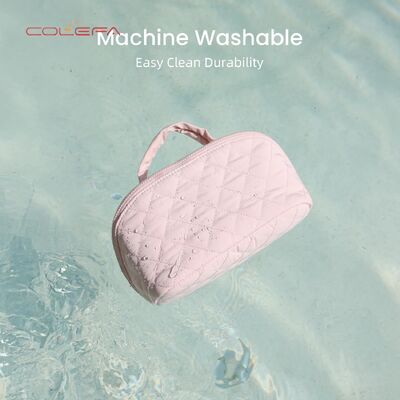 Customized Polyester Women's Large Capacity Cosmetic Bags New Style Makeup Organizer Travel-Friendly Portable Toiletry Pouch