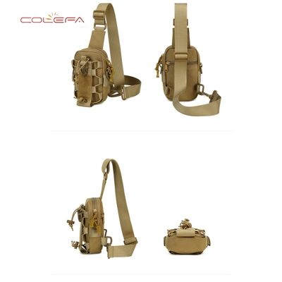 New Customized LOGO Oxford Outdoor Sports Water Bottle Pouch Crossbody Phone Chest Bag Shoulder Strap Small Cup Chect Bags