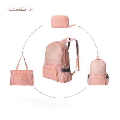 Colefa Outdoor Sports Waterproof Casual Backpack Travel Folding Dual-Use Backpack Business Gift Storage Bag Wholesale with LOGO