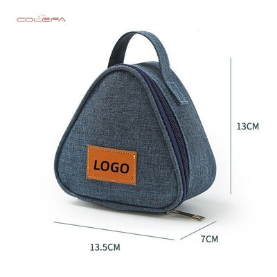 Small Breakfast Insulated Bag Portable Lunch Box Bag Handheld Children's Commuting Freshness-Preserving Triangle Rice Ball Pouch