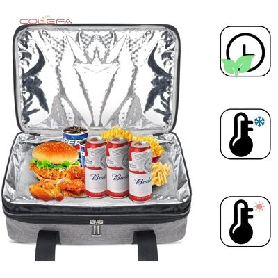 Oxford Fabric Best-Selling Pizza Insulated Bag Outdoor Travel Waterproof Insulated Camping Picnic Bag Wholesale with Custom LOGO