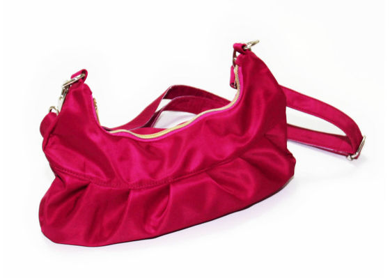 Custom logo printing washable polyester shoulder bag for women