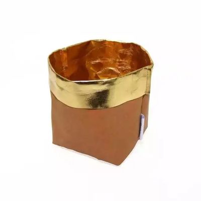 Bolsa de papel lavable de reciclaje reutilizable de encargo de los potes 0.55m m del almácigo de la bolsa de papel para las plantas