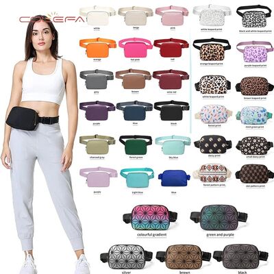 Bolsas de cintura deportivas personalizadas para exteriores, funda para teléfono, bolsa de running de nailon, bolsa de fitness, bolsa de cintura del mismo estilo, cinturón ligero y cómodo