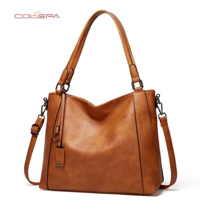 Colefa 2026 New Fall/Winter Women's Tote Bag European & American Fashion PU Leather Trendy Casual Women's Shoulder Crossbody Bag El nuevo Colefa 2026 es el nuevo Colefa 2026